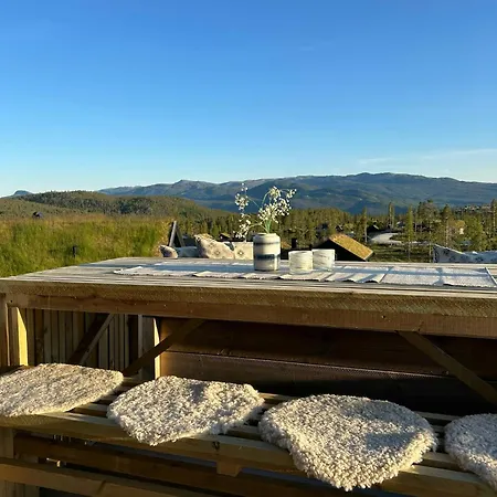 With Panoramic Views In Turufjell Ferienhaus *