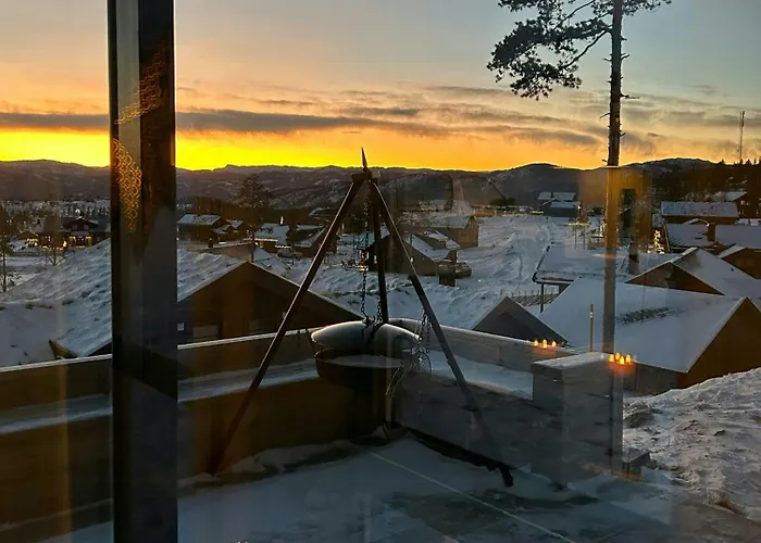 With Panoramic Views In Turufjell Ferienhaus *